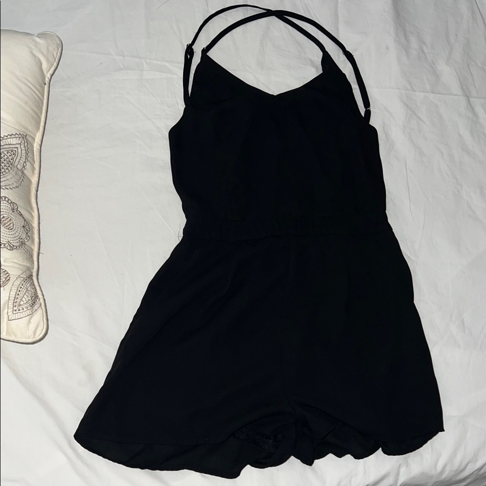 Necessary Clothing Black Romper